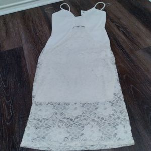 Charlotte russe dress,size Medium,eggshell white
